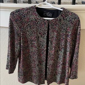 Alex Evenings Women's Elegant Paisley Blazer